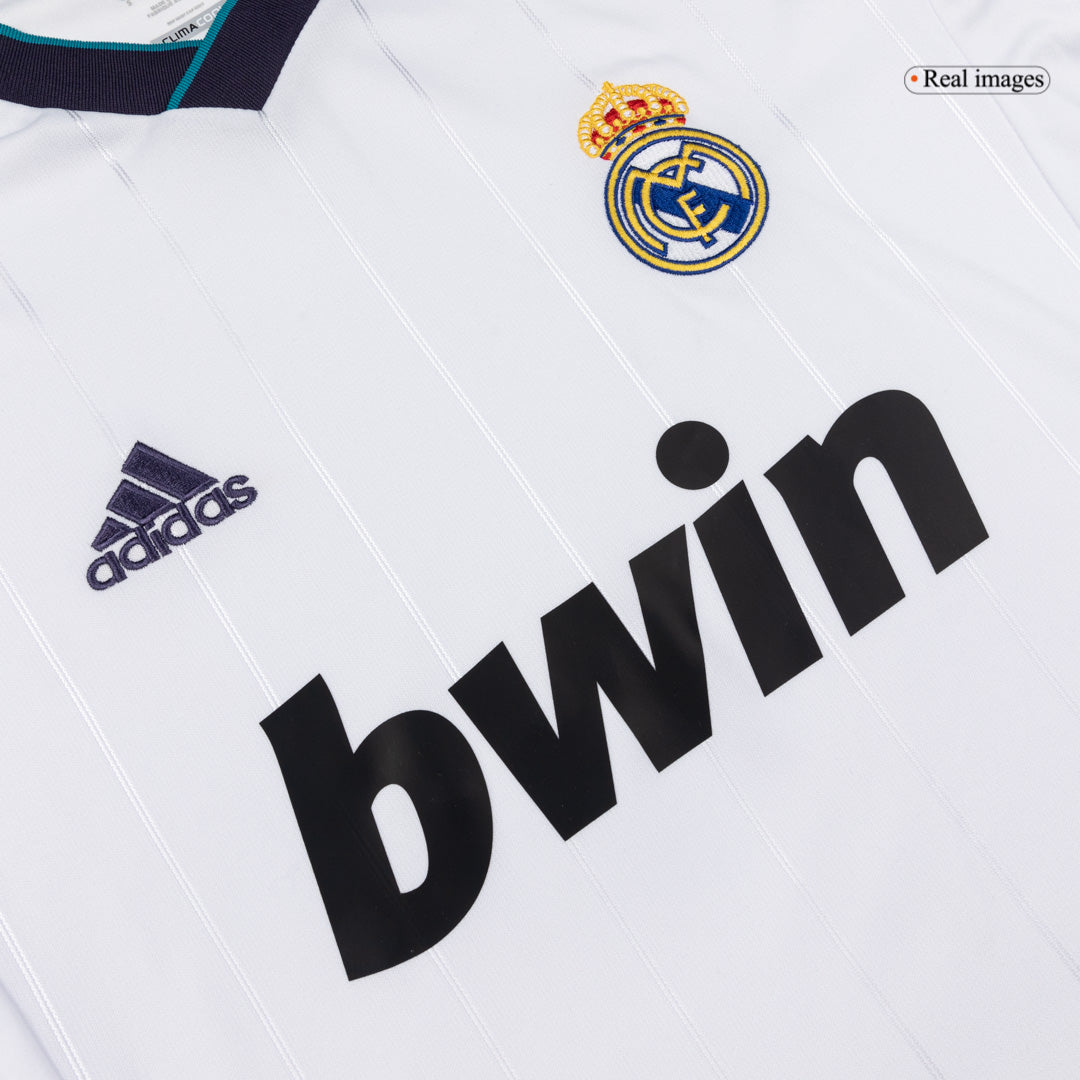 Retro Soccer Jersey Real Madrid Home Long Sleeve 2012/13