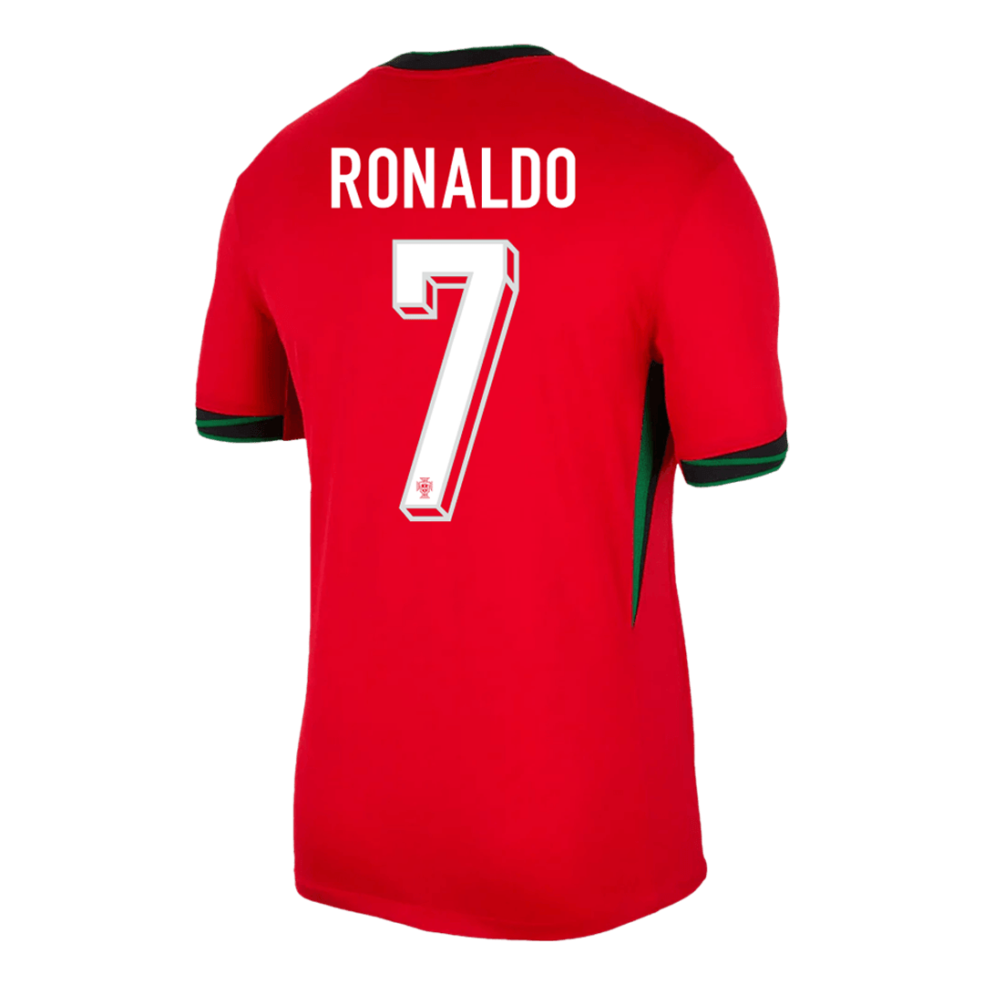 RONALDO #7 Portugal Soccer Jersey Home Custom Shirt 2024