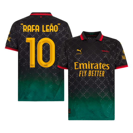 AC Mailand RAFA LEAO #10 Viertes Auswärtstrikot 2024/25