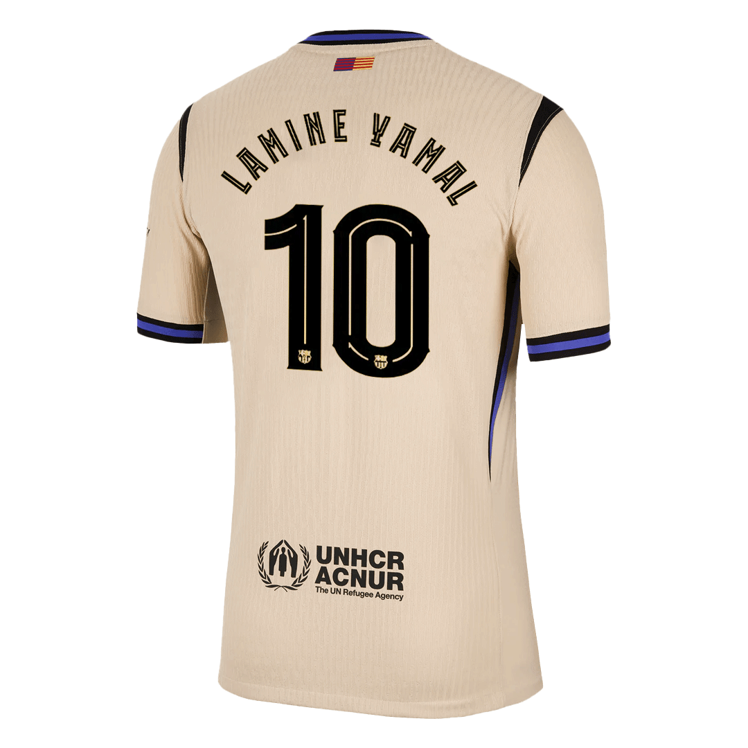 LAMINE YAMAL #10 Barcelona Away Authentic Soccer Jersey 2025/26 - UCL
