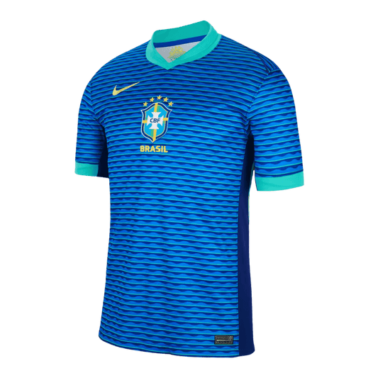 Brazil Soccer Jersey Away Custom Shirt 2024