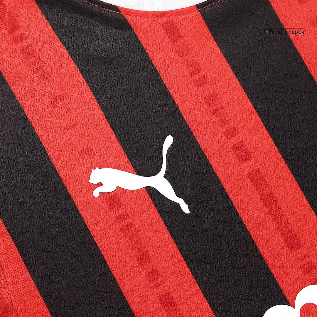 Authentic RAFA LEAO #10 Soccer Jersey AC Milan Home Shirt 2024/25