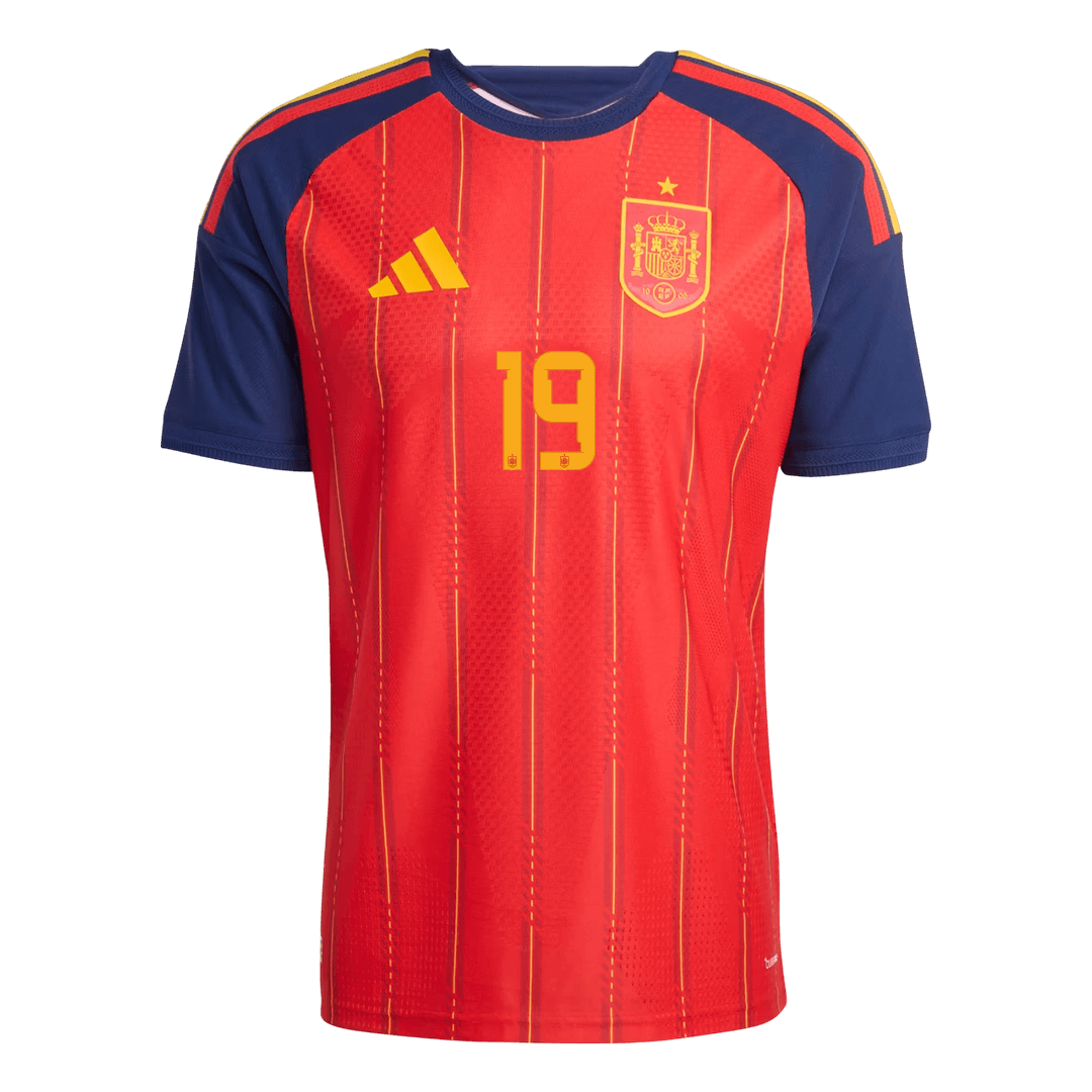LAMINE YAMAL #19 Spain Home Player Version Jersey World Cup 2026