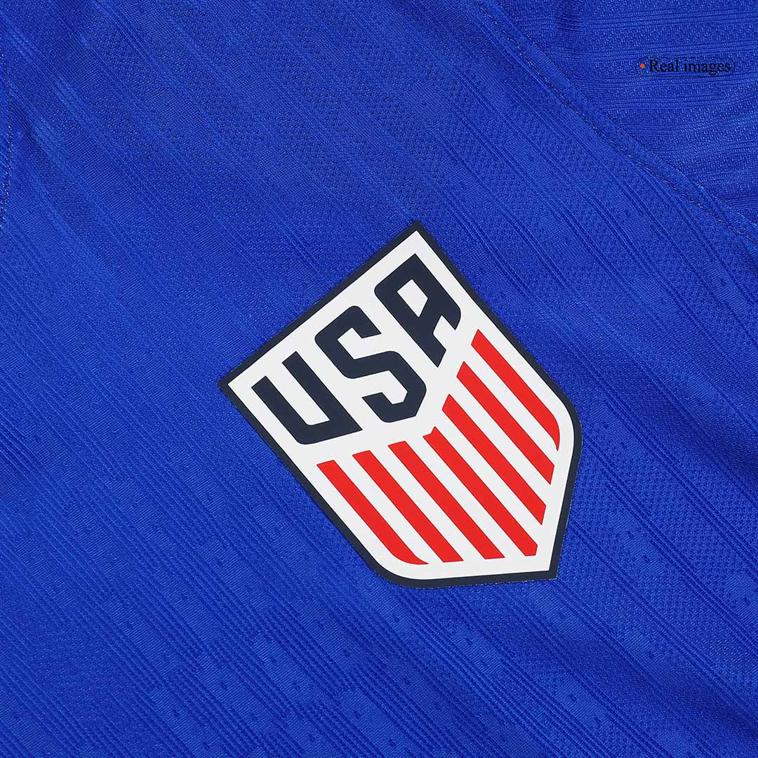 Camiseta de fútbol auténtica de visitante de EE. UU. 2024