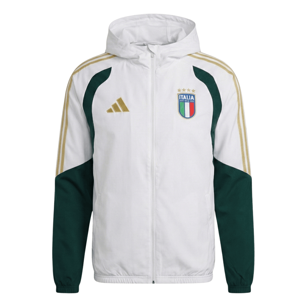Italy Hoodie Training Tracksuit Jacket 2026 White
