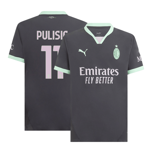 Authentic PULISIC #11 Soccer Jersey AC Milan Third Away Shirt 2024/25