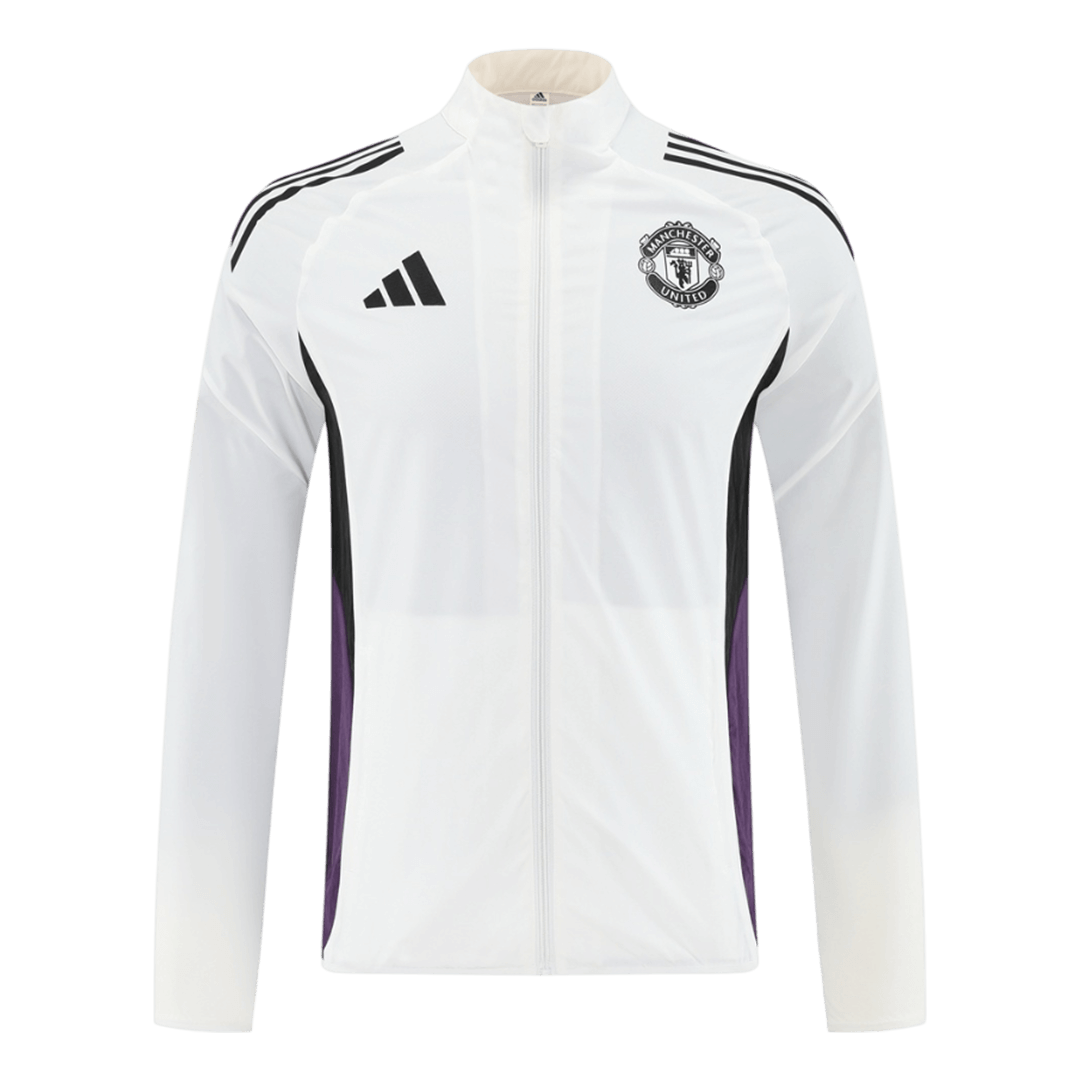 Manchester United Windbreaker Jacket 2025/26 - White