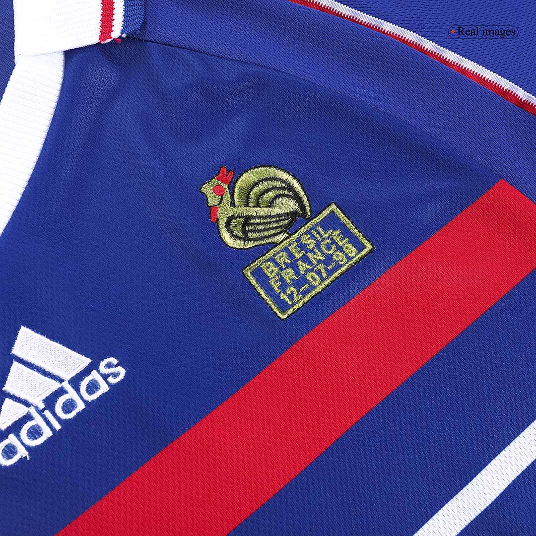 Retro HENRY #12 1998 France World Cup Home Soccer Jersey