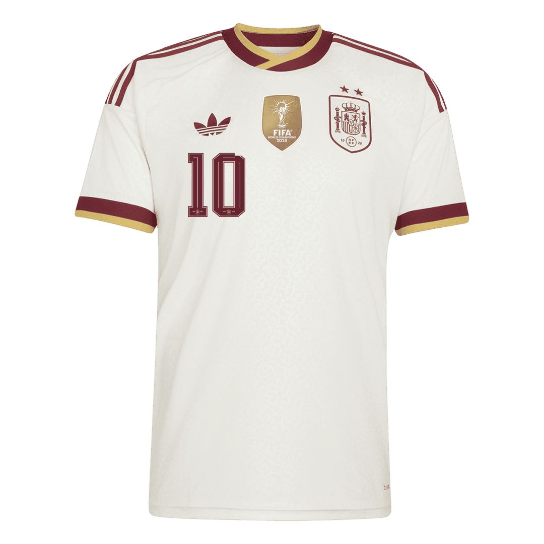 OLMO #10 Spain Away Soccer Jersey World Cup 2026