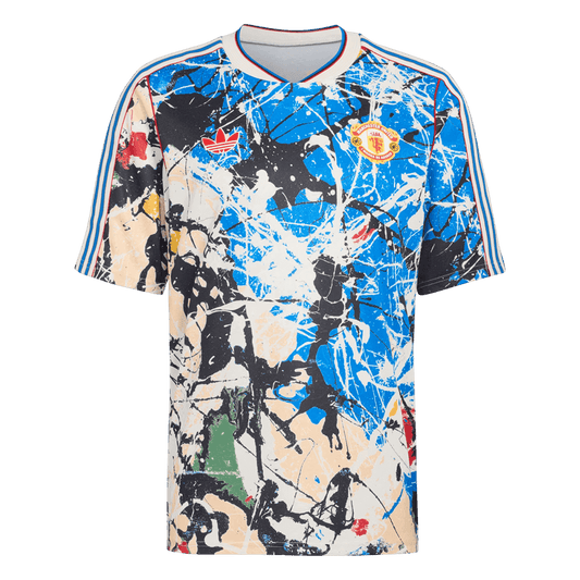 Manchester United Pre-Match Soccer Jersey 2025/26 Blue