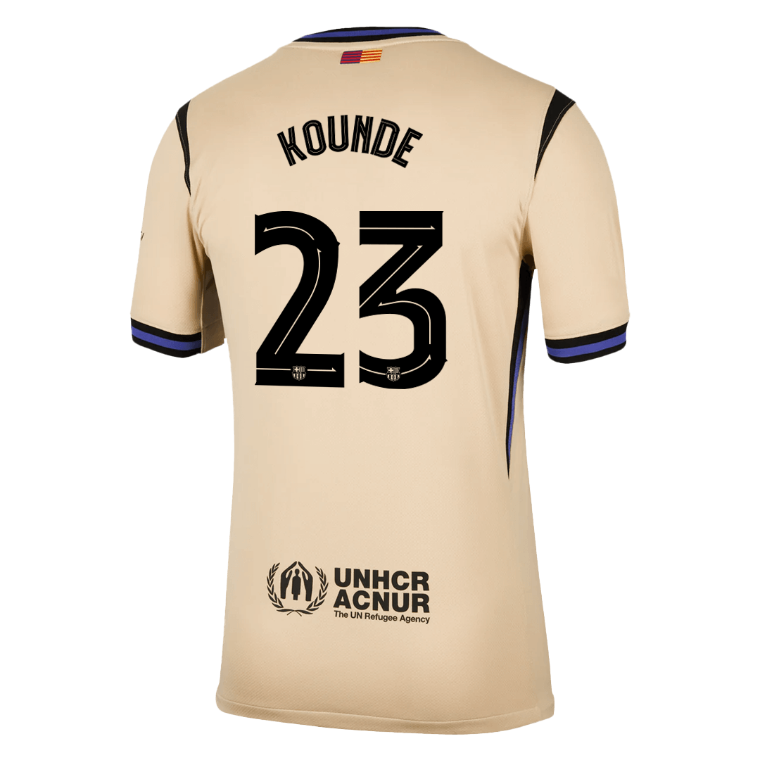 KOUNDE #23 Barcelona Away Soccer Jersey 2025/26 -UCL
