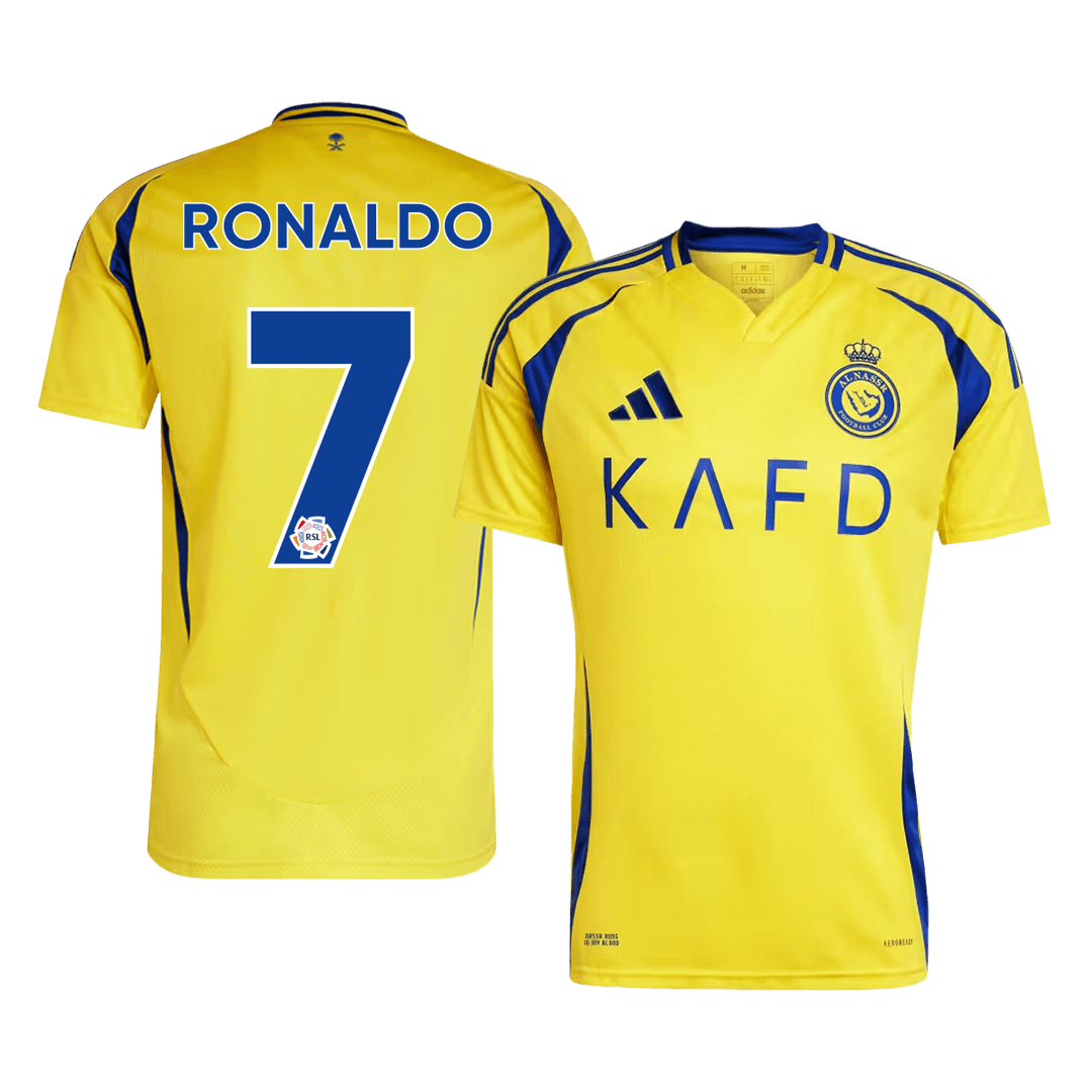 Al Nassr Jersey Custom RONALDO #7 Soccer Jersey Home 2024/25