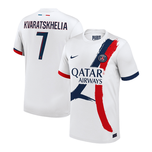 PSG Jersey Custom KVARATSKHELIA #7 PSG Soccer Jersey Away 2024/25