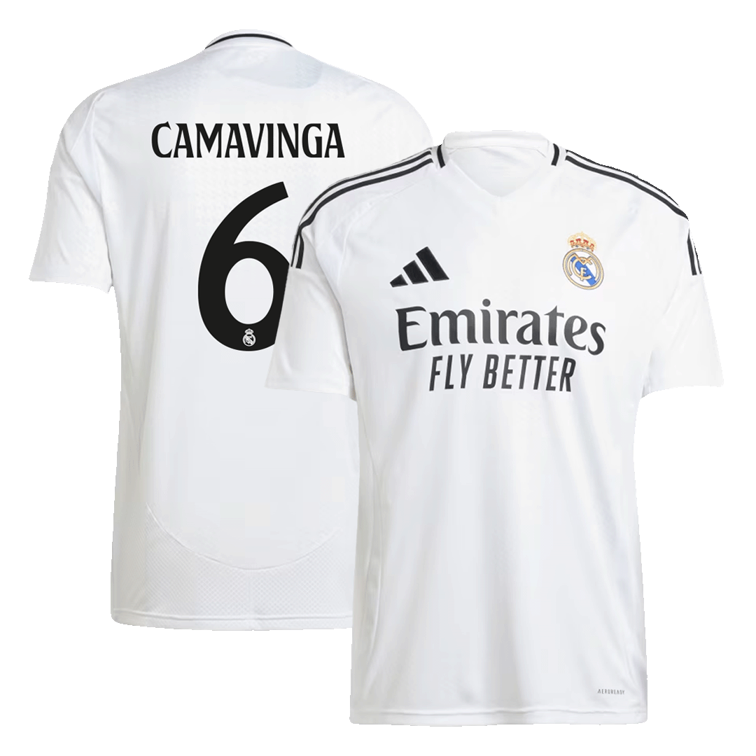 CAMAVINGA #6 Real Madrid Home soccer jersey 2024/25