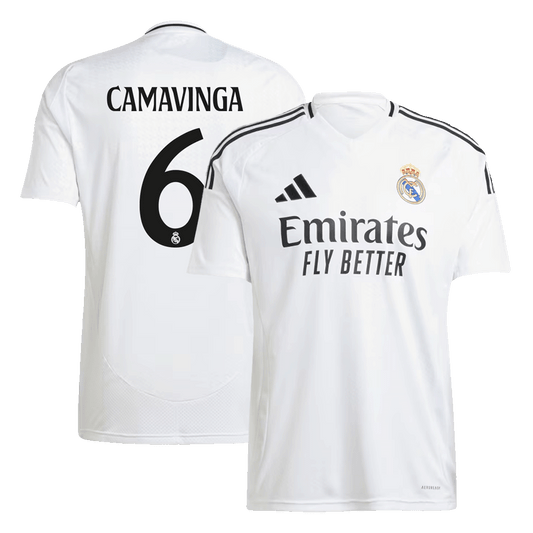 CAMAVINGA #6 Real Madrid Home soccer jersey 2024/25