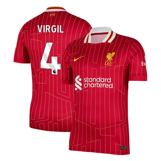 VIRGIL #4 Liverpool Home soccer jersey 2024/25