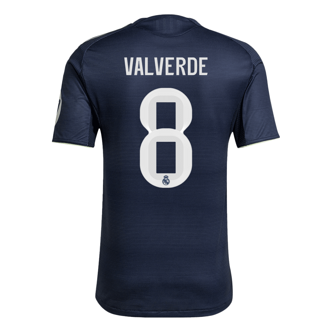 VALVERDE #8 Real Madrid Away Authentic Soccer Jersey 2025/26