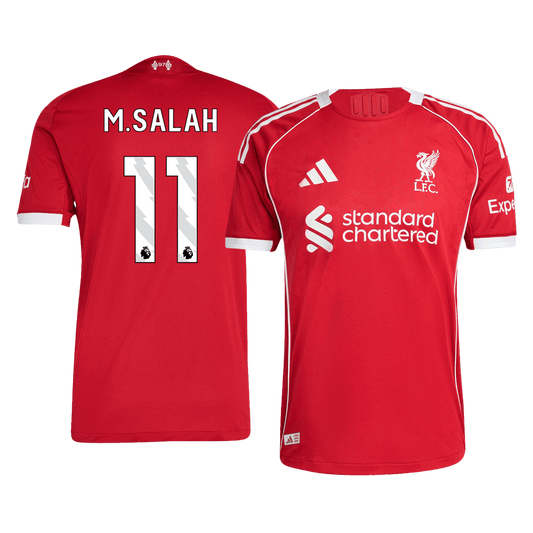 M.SALAH #11 Liverpool Heimtrikot Authentisches Fußball 2025/26