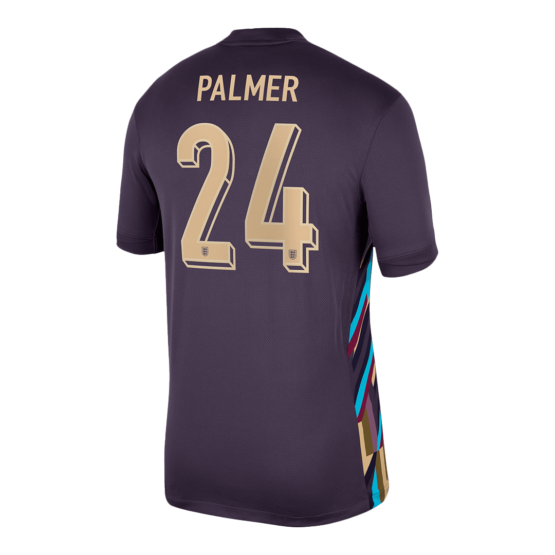 PALMER #24 England Away Soccer Jersey Euro 2024