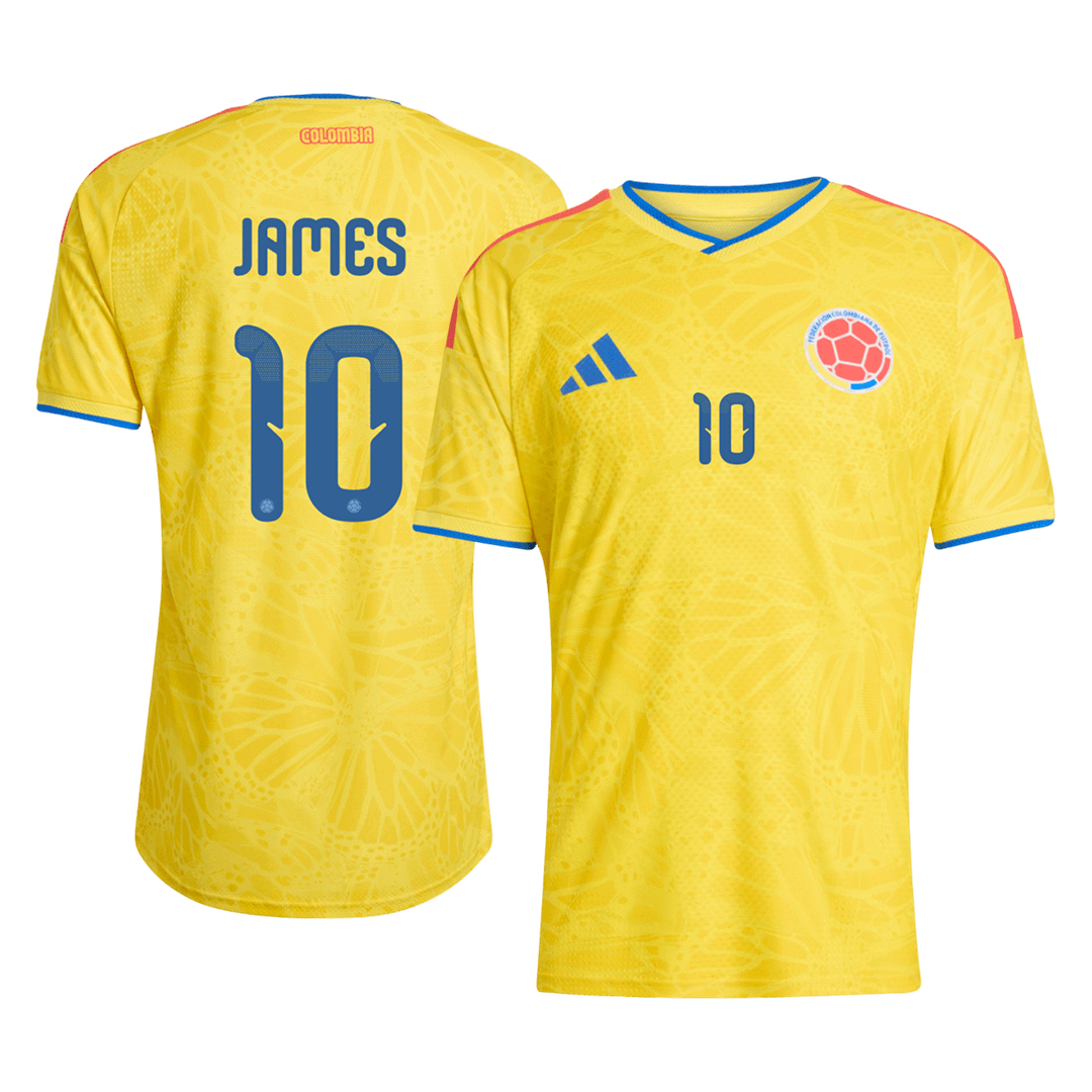 JAMES #10 Colombia Home Player Version Jersey World Cup 2026