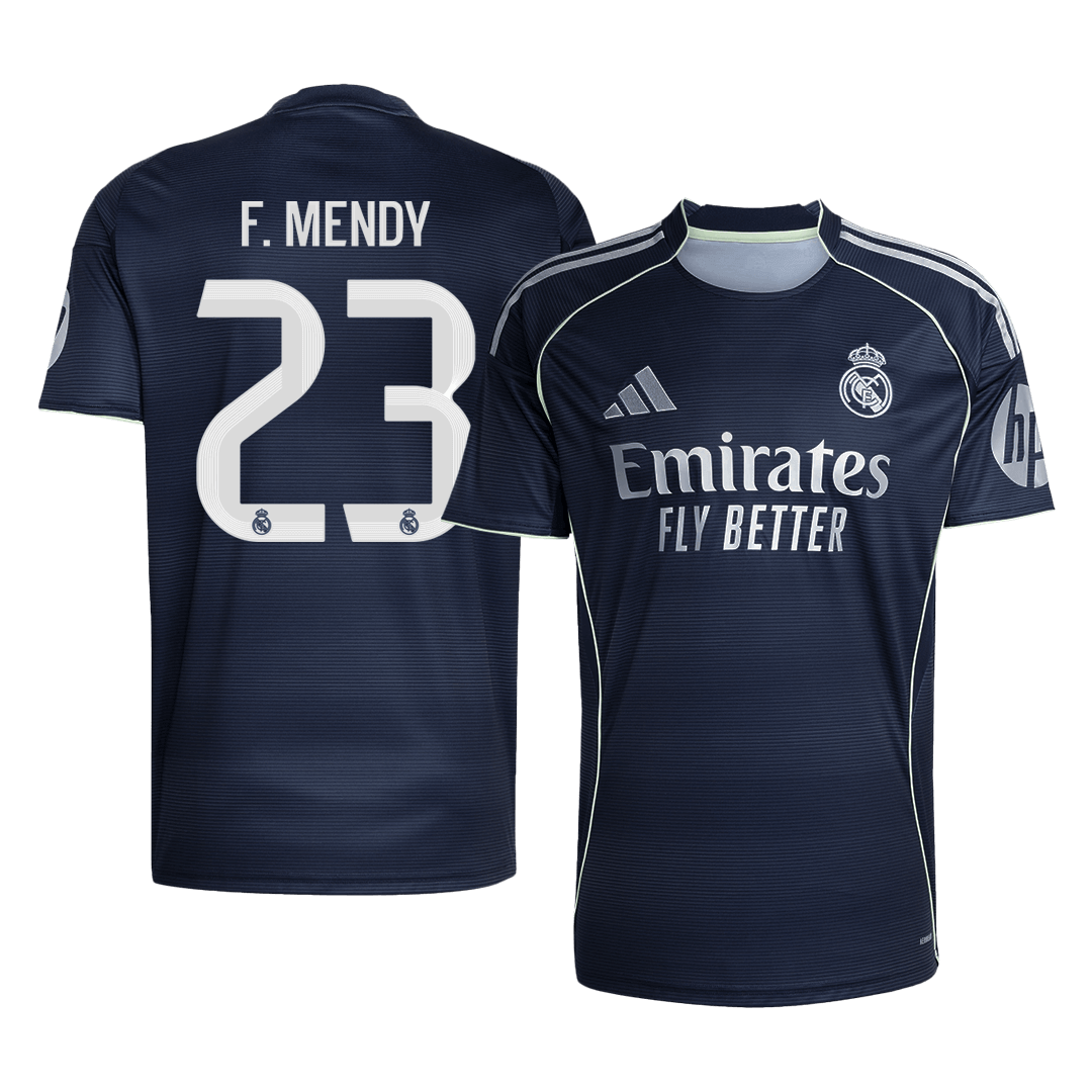 F.MENDY #23 Real Madrid Away Soccer Jersey 2025/26