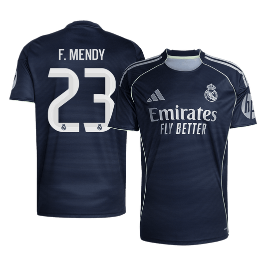 F.MENDY #23 Real Madrid Away Soccer Jersey 2025/26