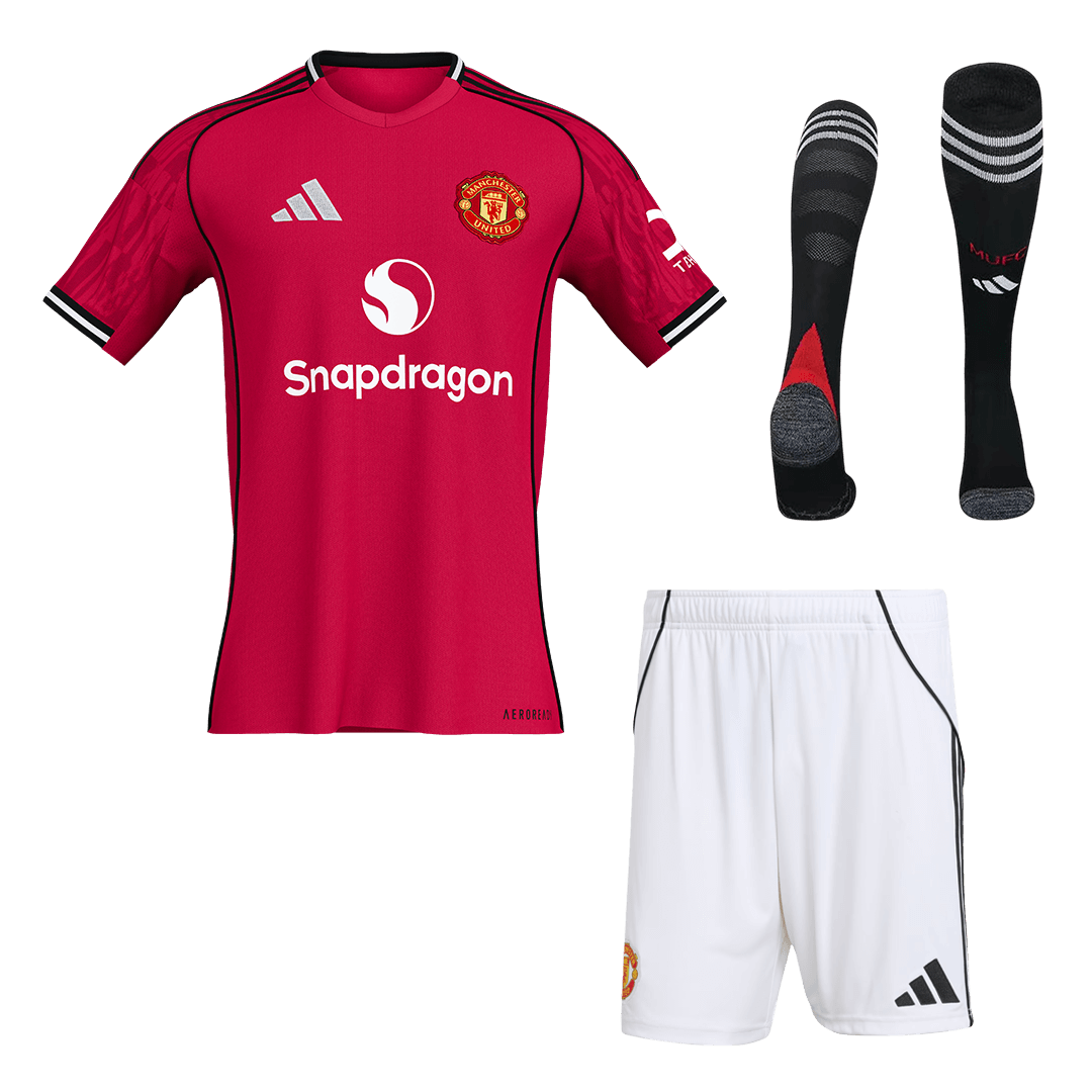 Manchester United Home Jerseys Full Kit 2025/26