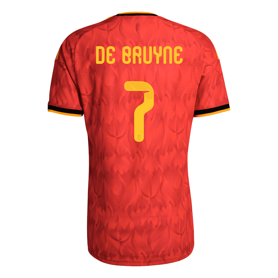 DE BRUYNE #7 Belgium Home Player Version Jersey World Cup 2026