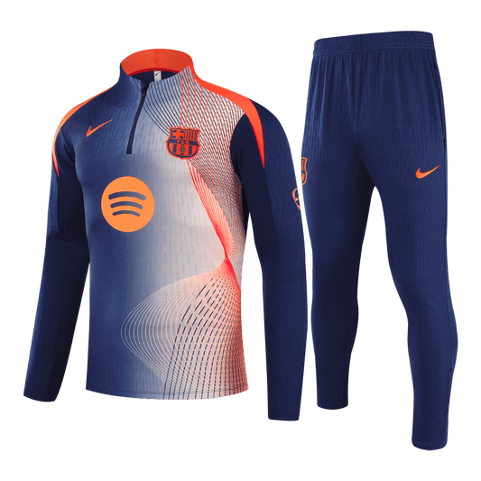 Barcelona 1/4 Zip Tracksuit 2025/26 Black&Orange