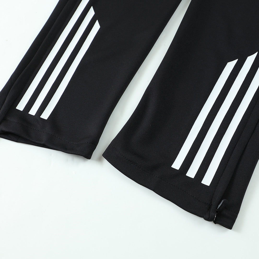 Real Madrid 1/4 Zip Tracksuit 2025/26 Kids Black