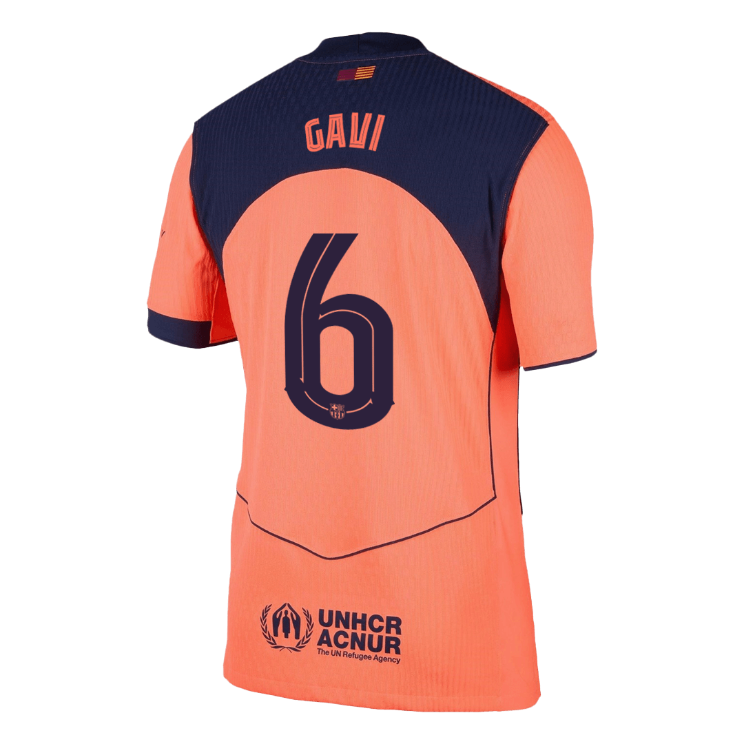 GAVI #6 Barcelona Third Away Authentic Soccer Jersey 2025/26 - UCL