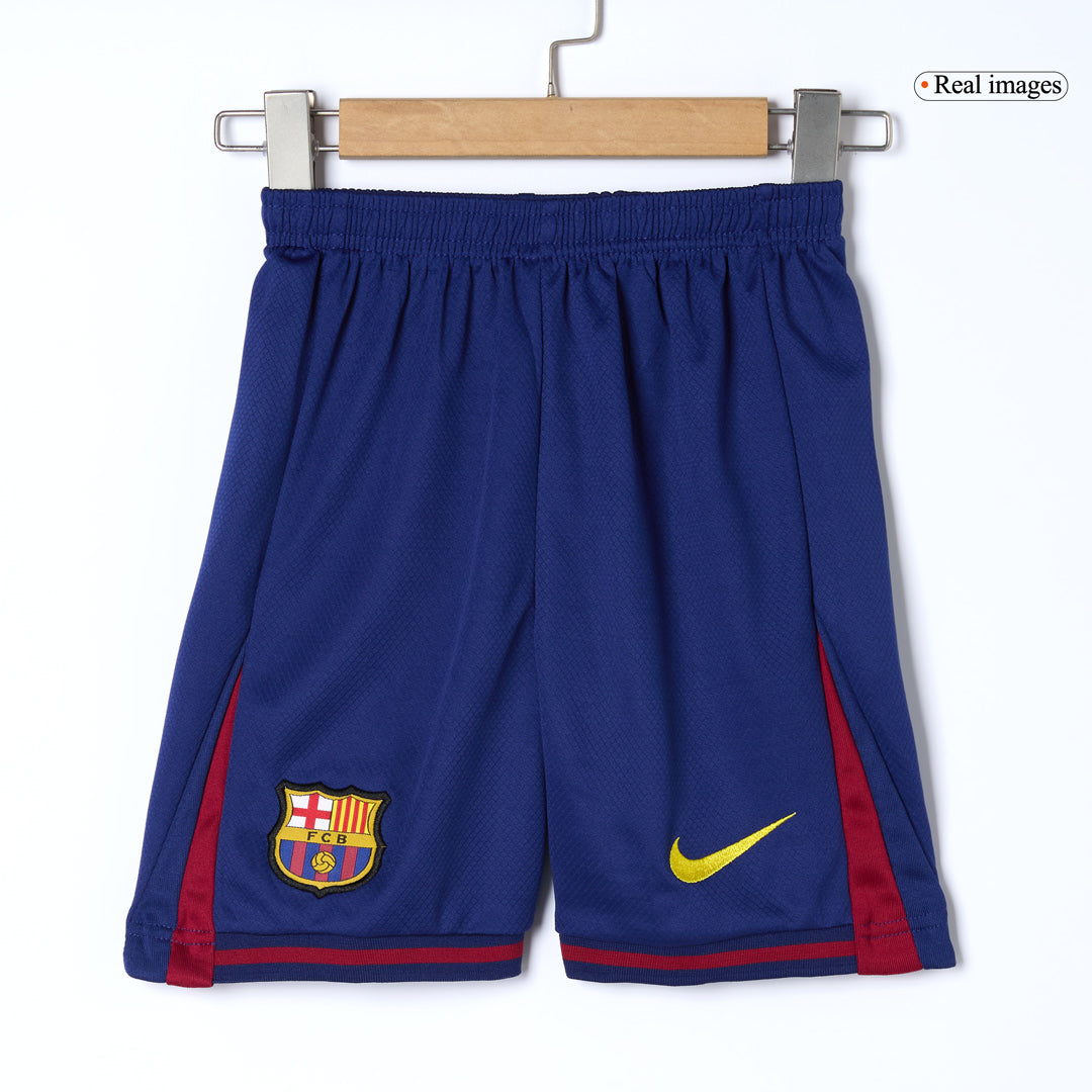 Kids Barcelona Custom Home Soccer Kits 2025/26
