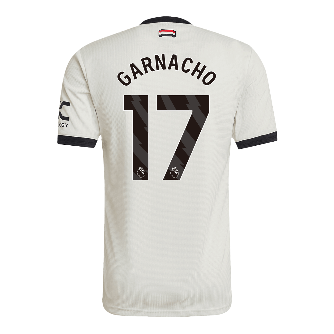 Authentic GARNACHO #17 Soccer Jersey Manchester United Third Away Shirt 2024/25