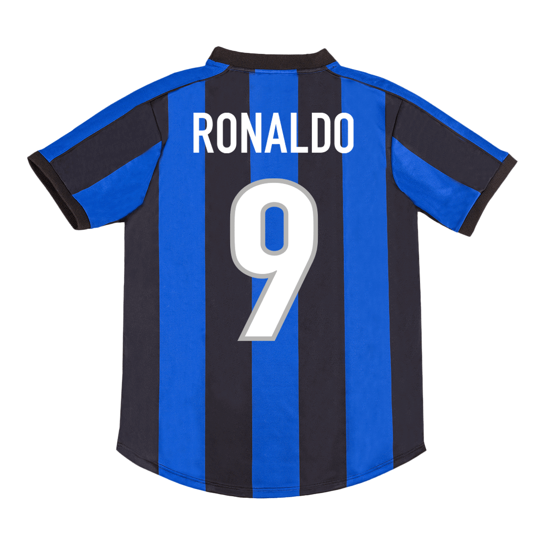 Retro RONALDO #9 1999/00 Inter Milan Home Soccer Jersey