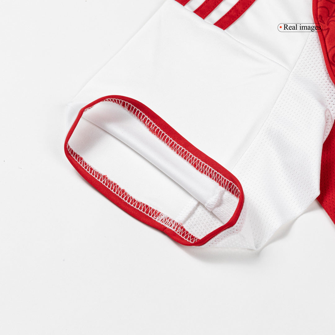 SALIBA #2 Arsenal Home Soccer Jersey 2025/26