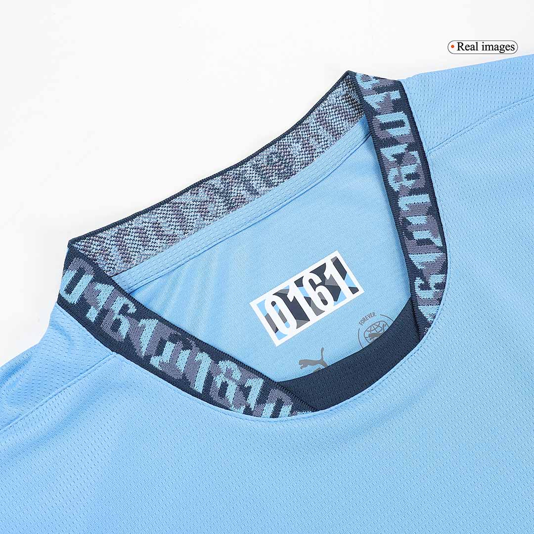 DE BRUYNE #17 Manchester City Home soccer jersey 2024/25 - UCL