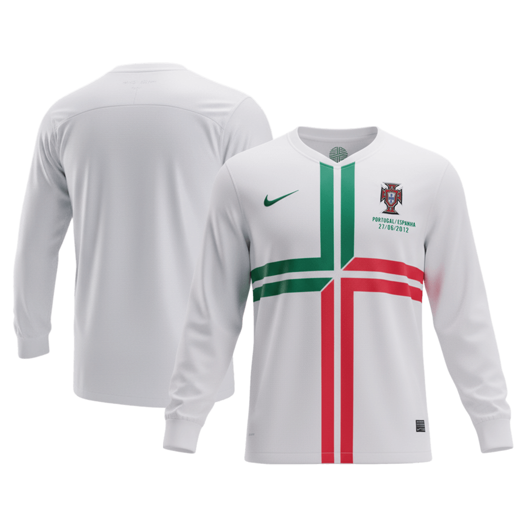 Retro Soccer Jersey Portugal Away Long Sleeve 2012