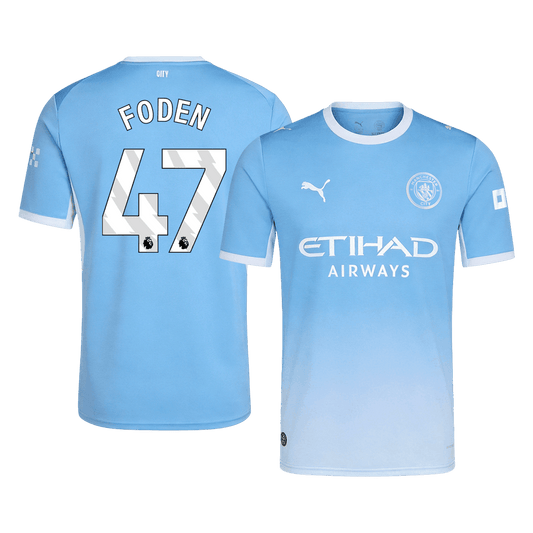FODEN #47 Manchester City Home Soccer Jersey 2026/27