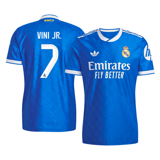VINI JR. #7 Real Madrid Third Away Authentic Soccer Jersey 2025/26