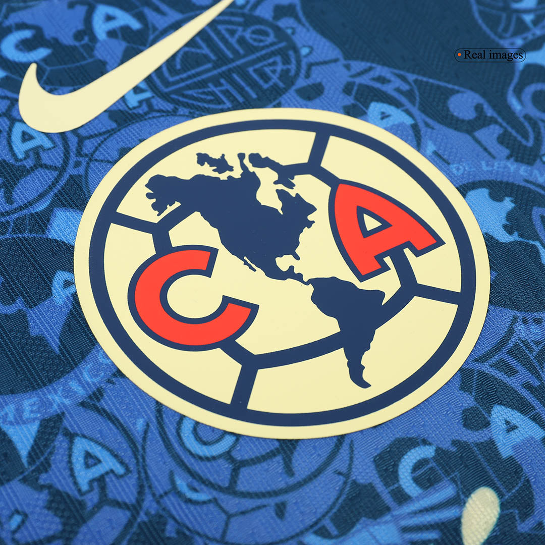 Authentic Club America Aguilas Soccer Jersey Away Shirt 2024/25