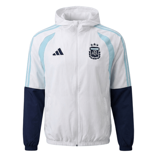 Argentina Hoodie Training Tracksuit Jacket 2026 White