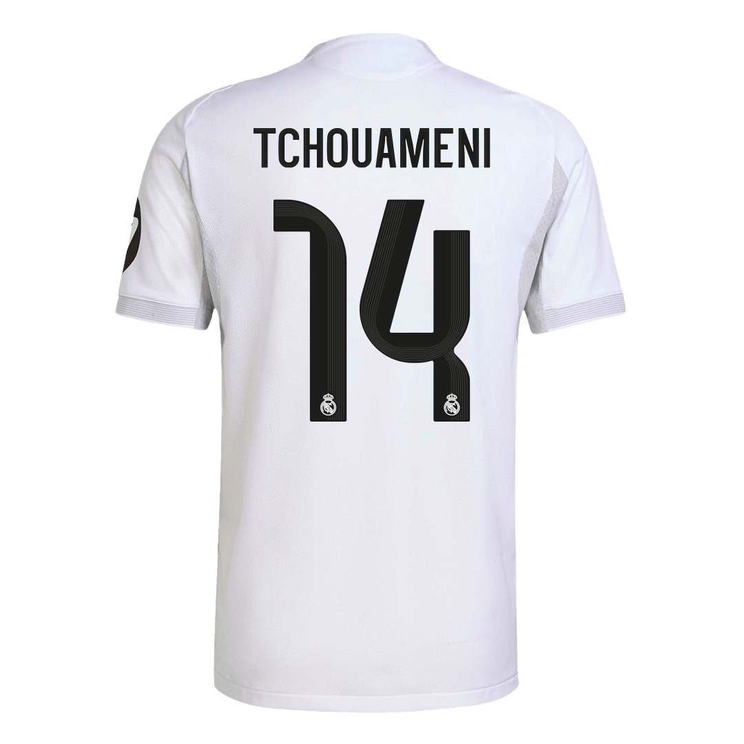 TCHOUAMENI #14 Real Madrid Home Authentic Soccer Jersey 2025/26
