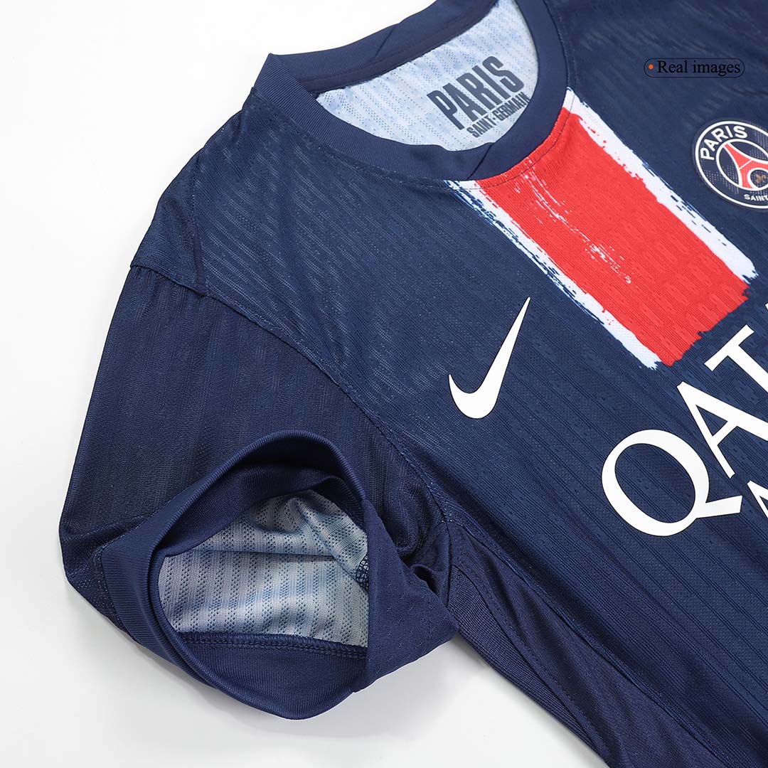PSG Authentic KVARATSKHELIA #7 Soccer Jersey PSG Home Shirt 2024/25 - UCL