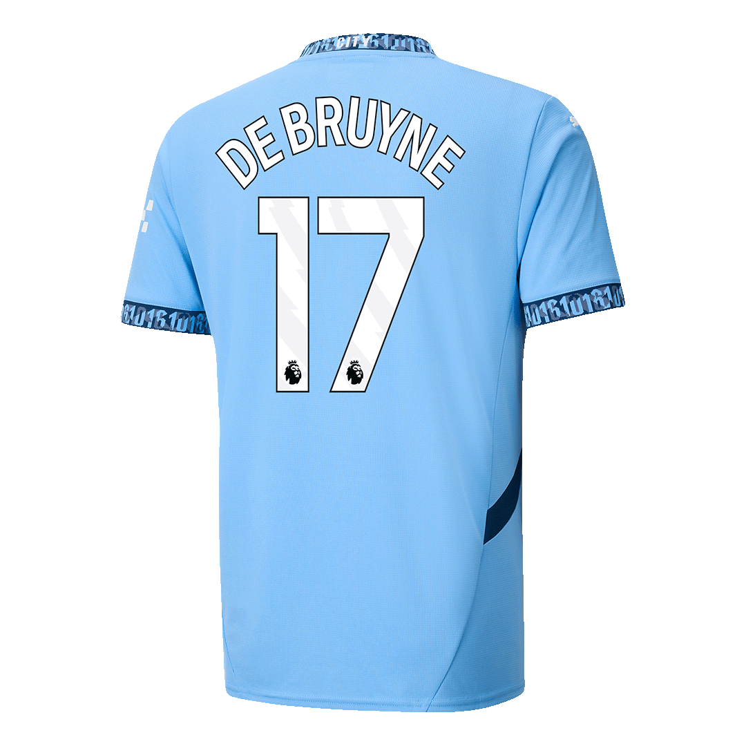 DE BRUYNE #17 Manchester City Home soccer jersey 2024/25