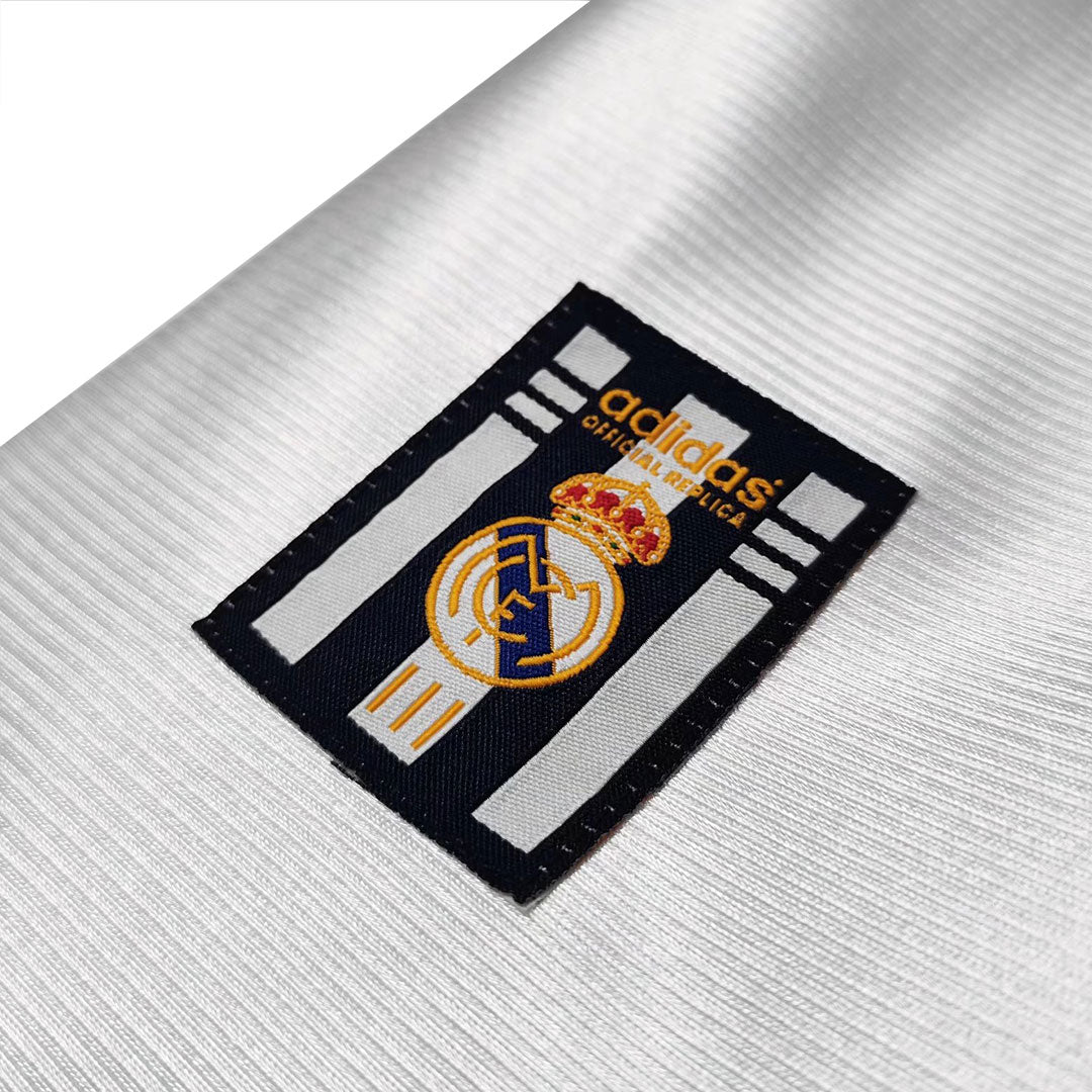 Retro Jersey  RAUL #7 Real Madrid Retro Jersey Home Soccer Shirt 1998/00
