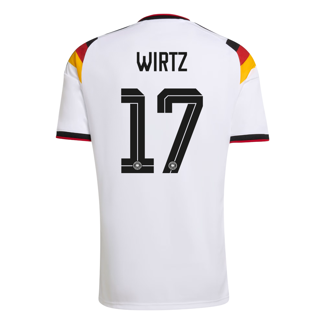 WIRTZ #17 Germany Home Soccer Jersey World Cup 2026