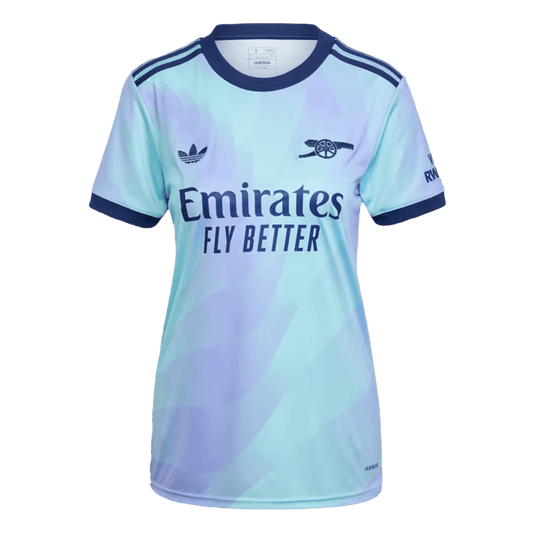 Gift-Women's Arsenal Third Away Soccer Jersey Shirt 2024/25