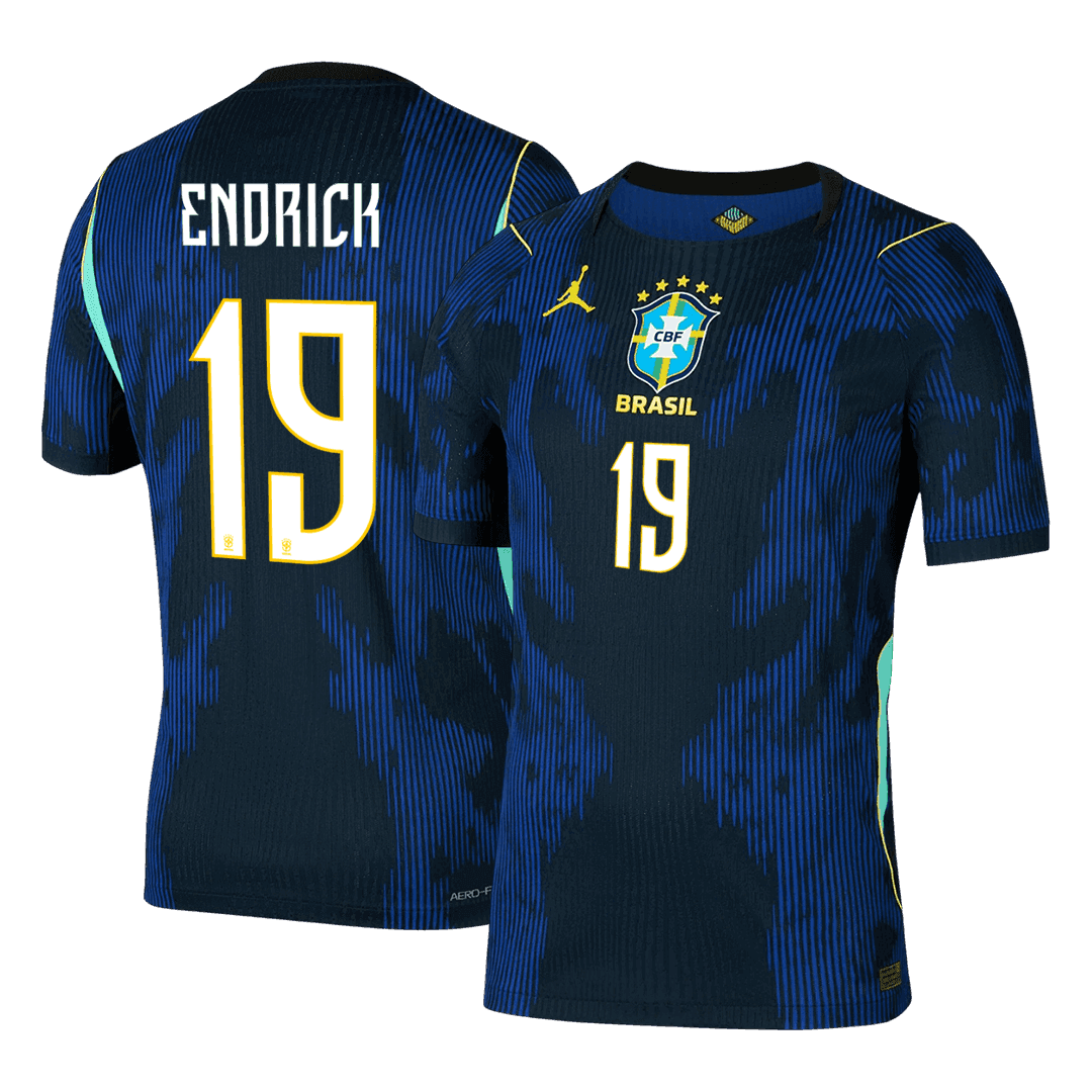 ENDRICK #19 Brazil Away Player Version Jersey World Cup 2026