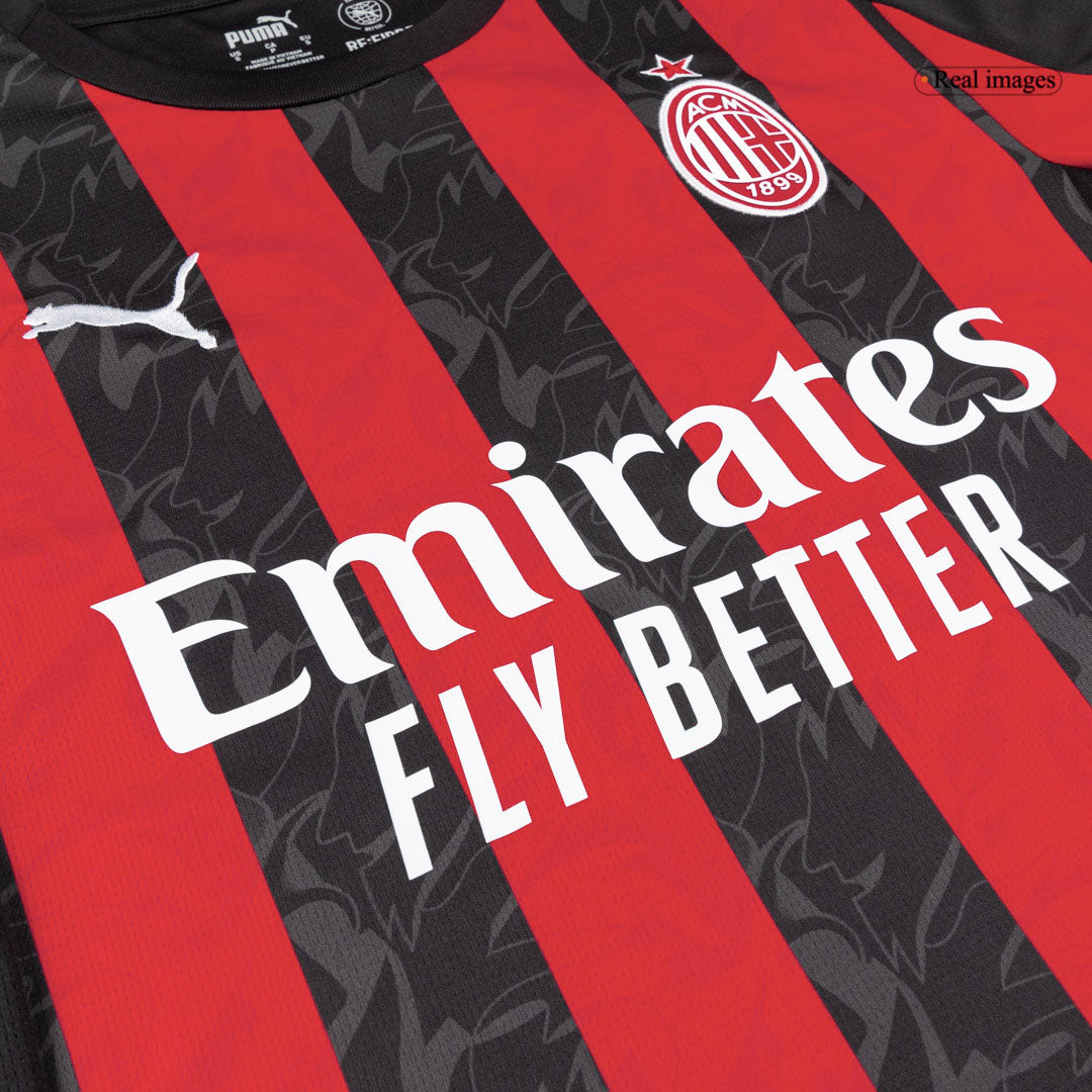 AC Milan Home Soccer Jersey 2025/26 - PTS