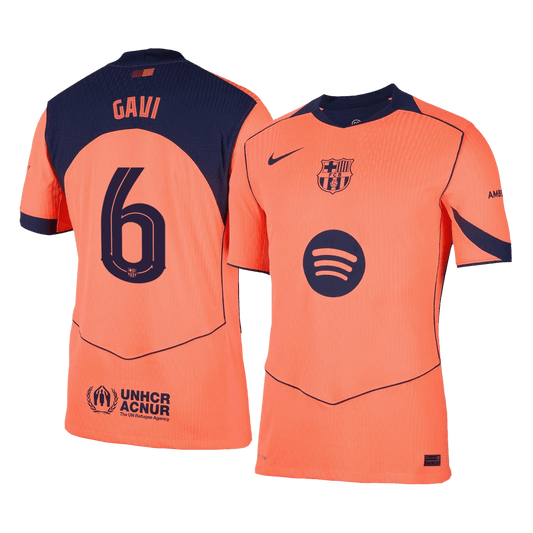 GAVI #6 Barcelona Third Away Authentic Soccer Jersey 2025/26 - UCL